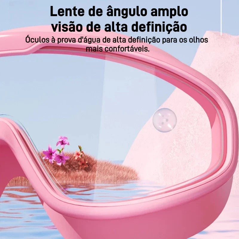 Óculos de Natação Splashy Panda™ - Lentes HD de Alta Definição