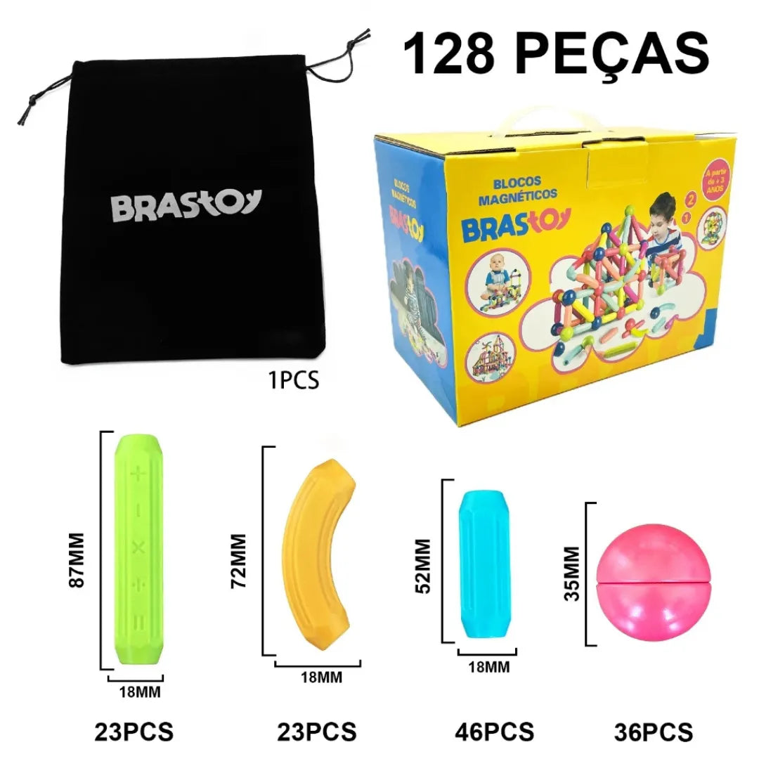 Blocos Magnéticos MonteKids®