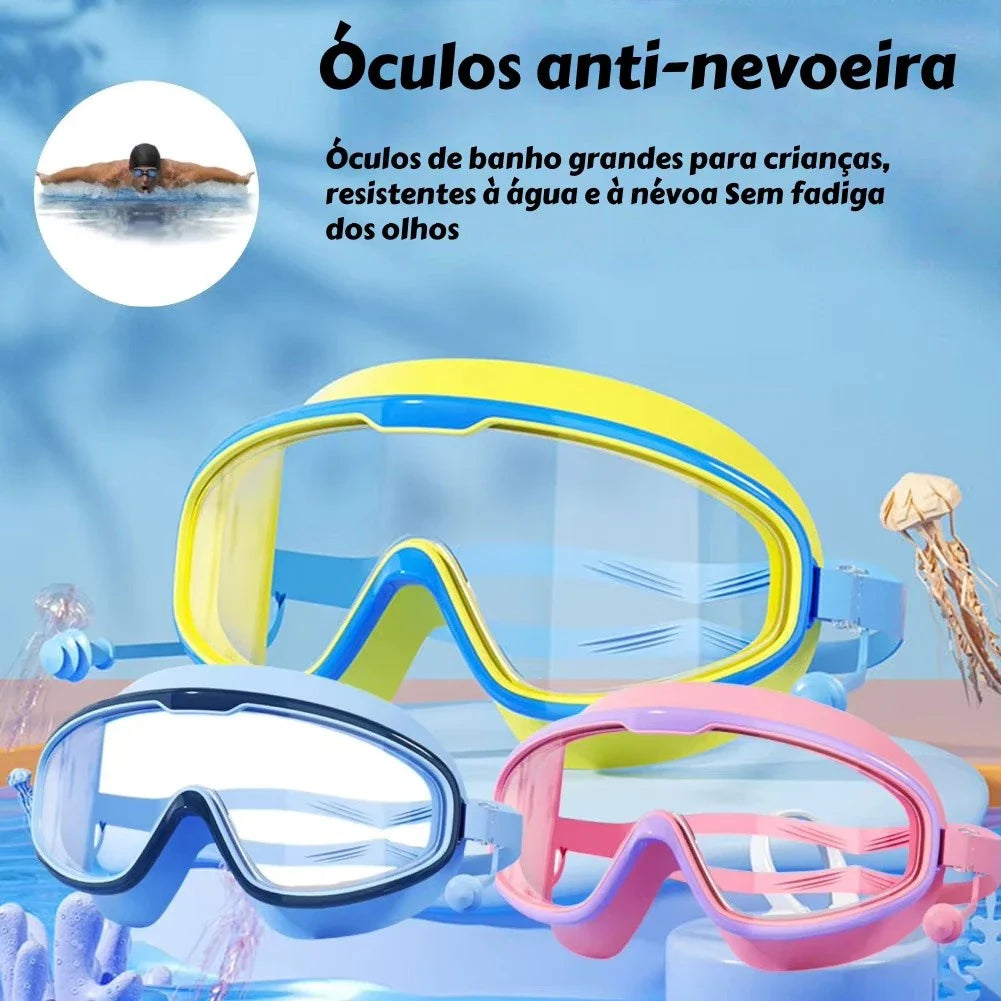 Óculos de Natação Splashy Panda™ - Lentes HD de Alta Definição